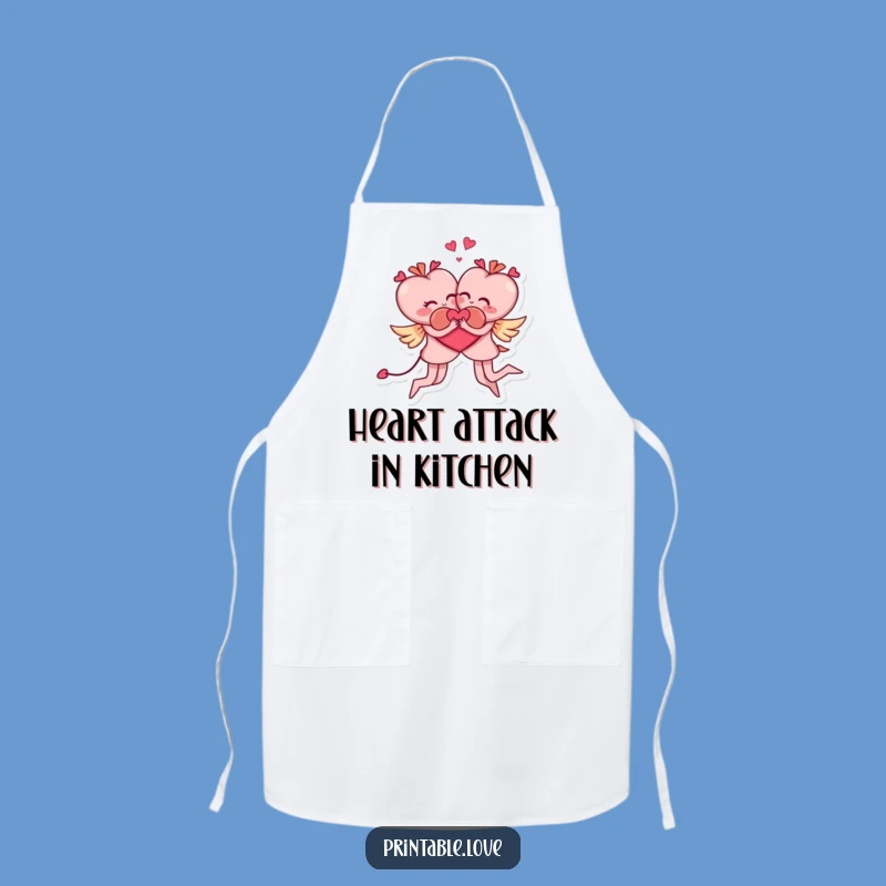 Funny Acrobatic Embrace Apron: Cook with Laughs, Perfect Kitchen Funny Gift