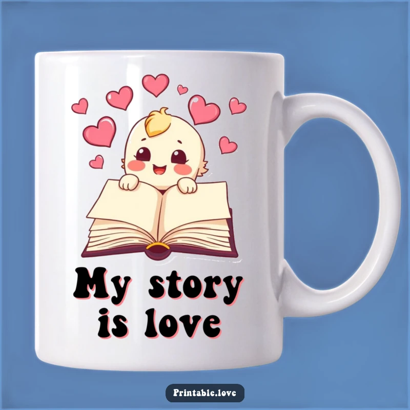 Funny Book Mug: Joyful Hearts from Pages, a Hilarious Reader's Gift