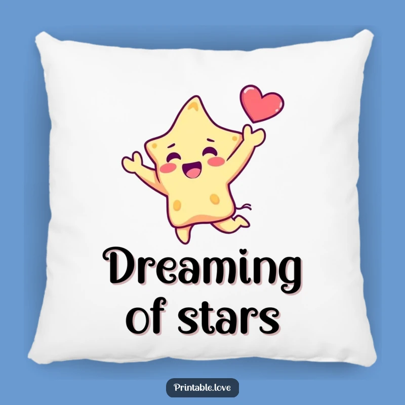 Soft Funny Kawaii Star Pillow: Cuddle Up with Joyful Leaping Charm and Comfort