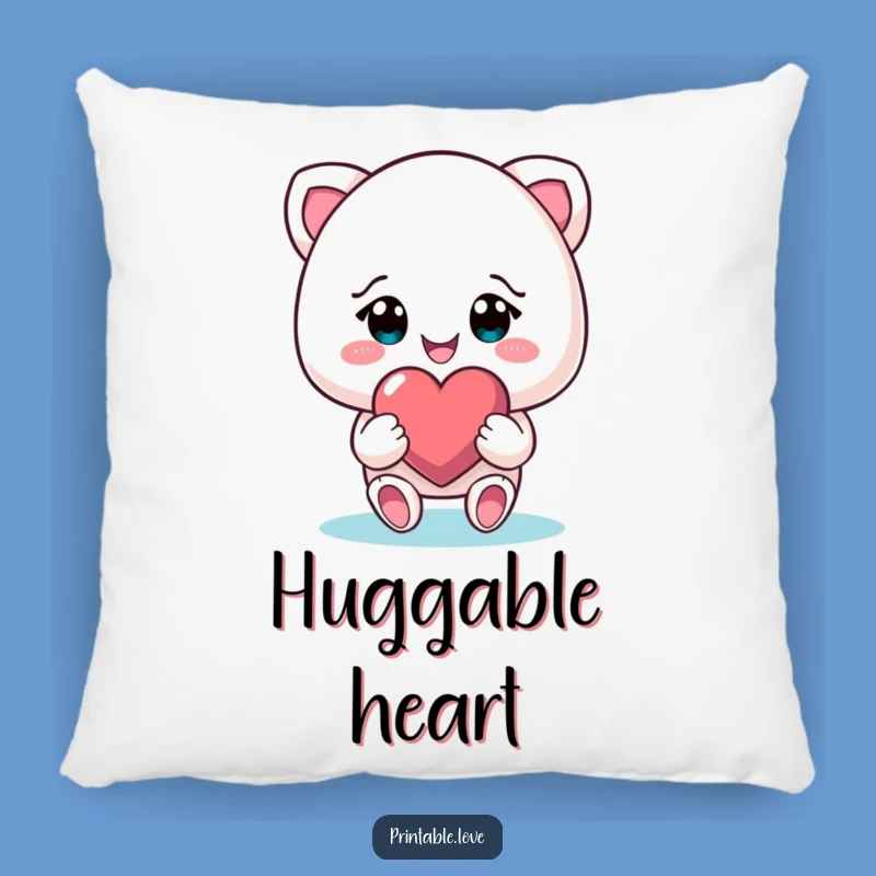 Cozy Heart Gifter Pillow: Soft Cushion Spreading Love & Smiles
