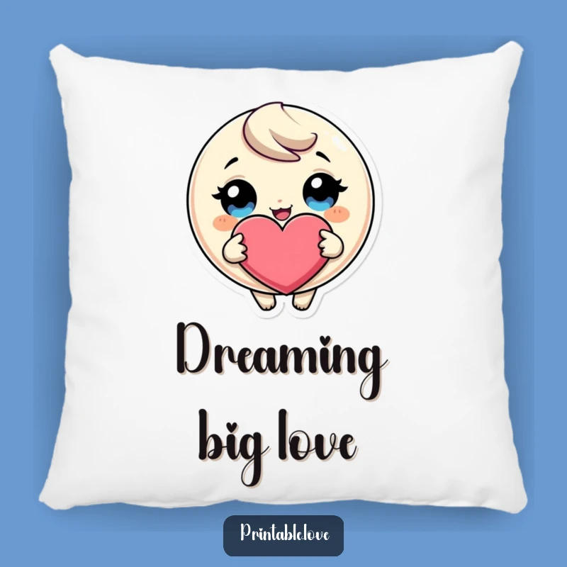 Soft Funny Giggling Heart Pillow: Snuggle Up with Big Love, A Cozy Gift
