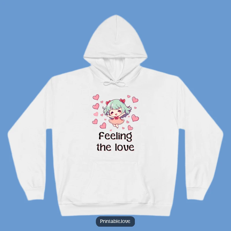 Funny Love Dancing Character Hoodie: Cozy Floating Friend, Amazing Funny Gift!