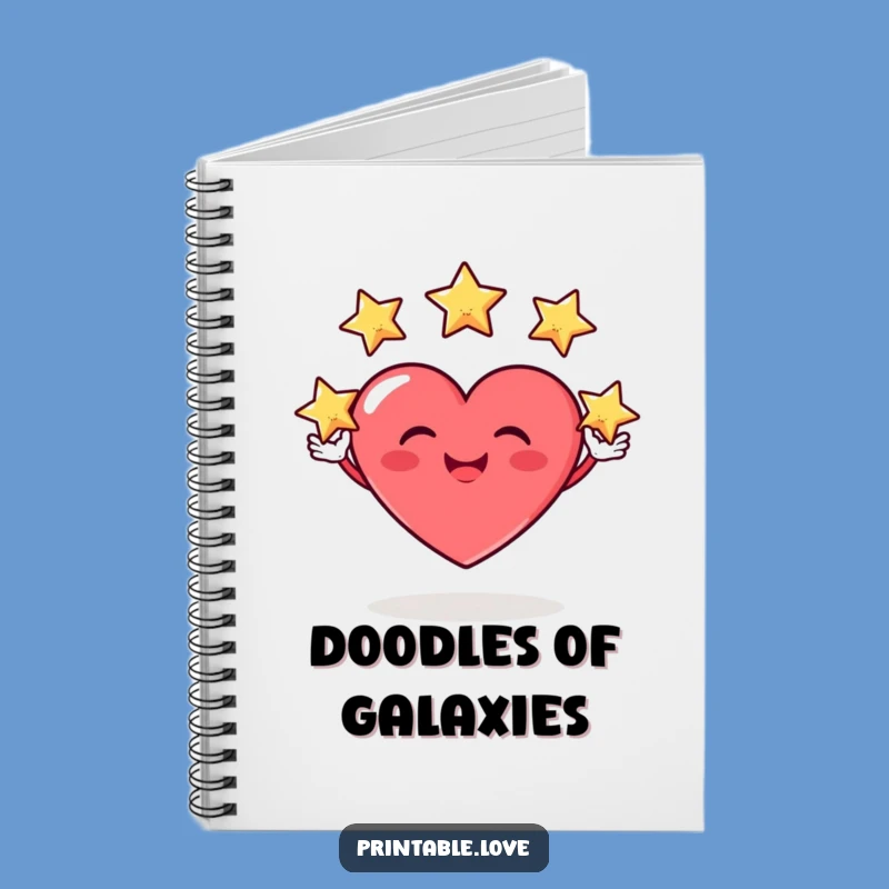 Funny Heart Juggler Notebook: Stars & Grins - Write Your Dreams!