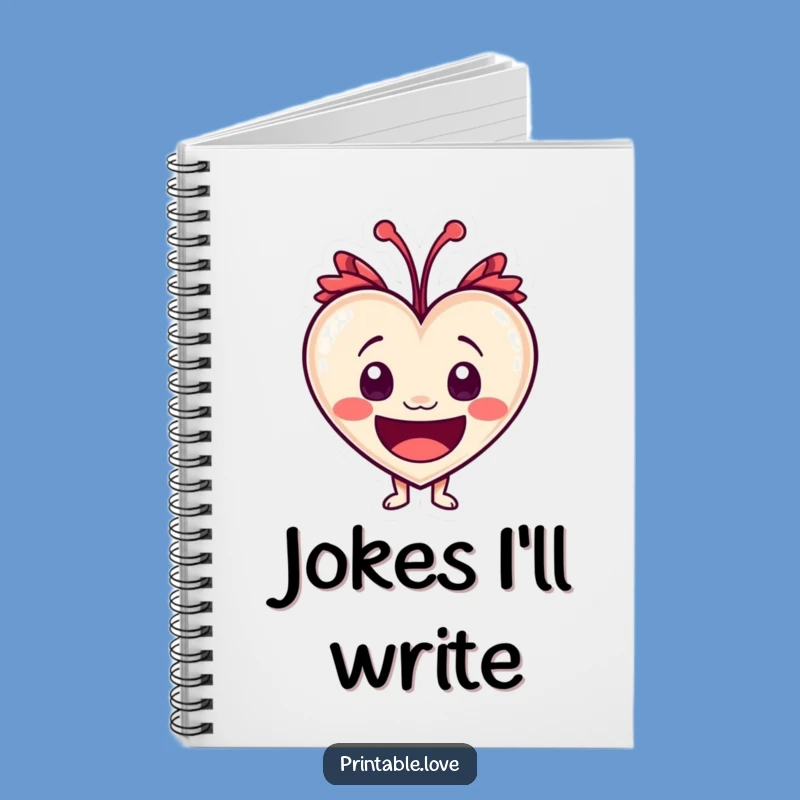 Funny Laughing Heart Notebook: Journal Your Joy, Wide-Eyed Fun