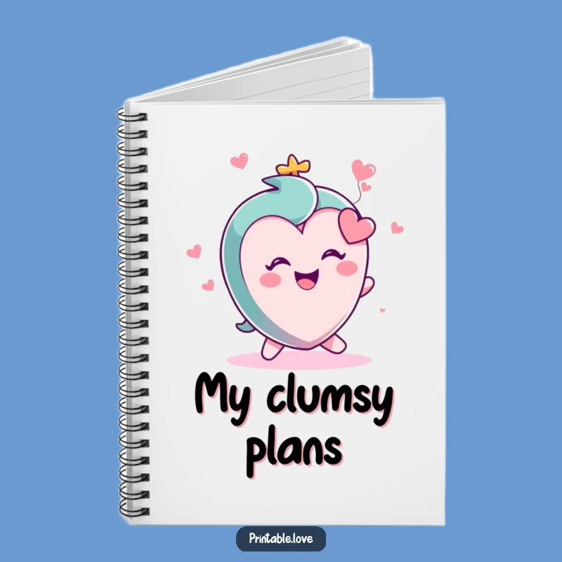 Funny Small Heart Notebook: Gleeful Notes - Write Your Joy!